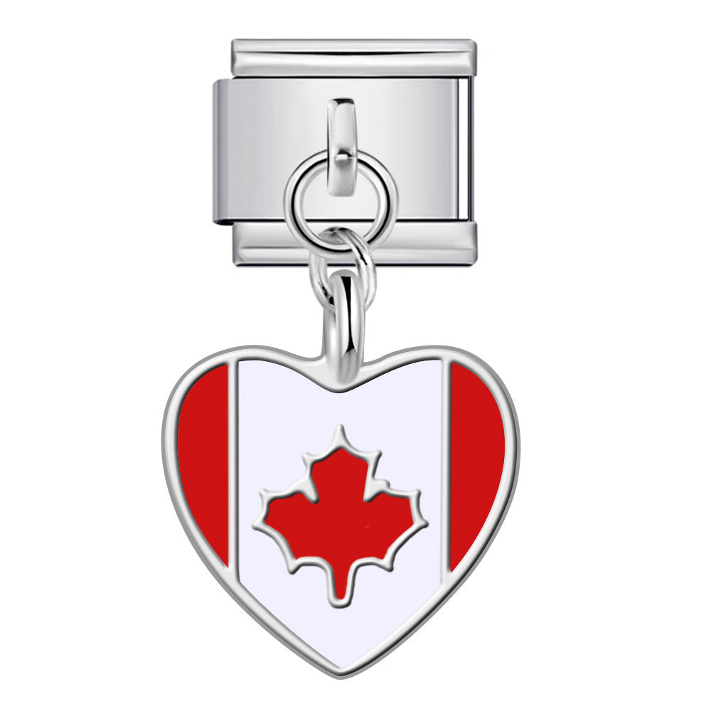 Heart Flag Pendant