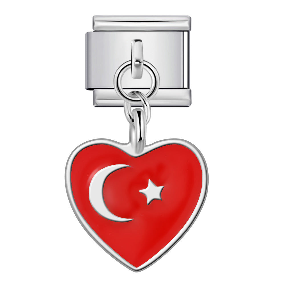Heart Flag Pendant