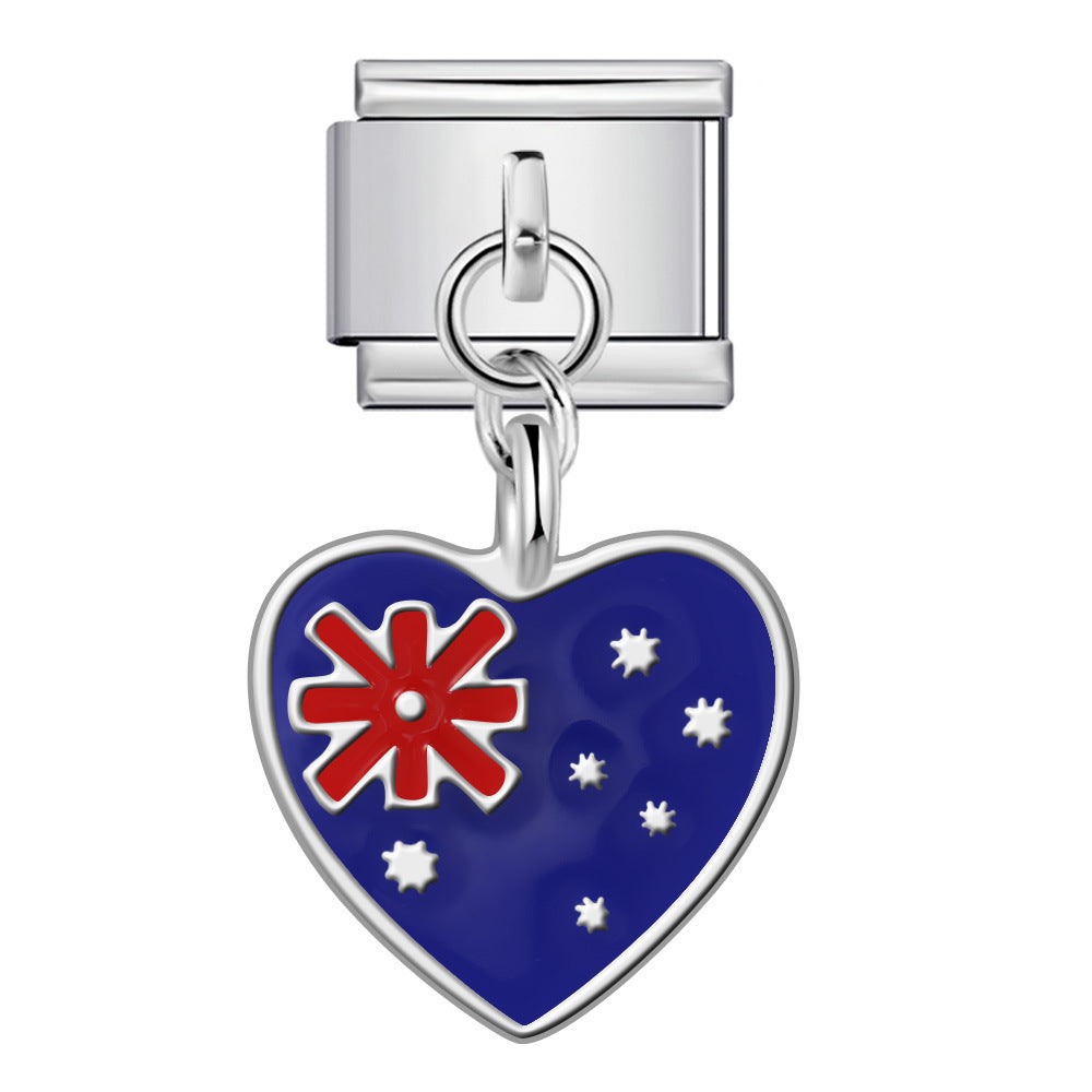 Heart Flag Pendant