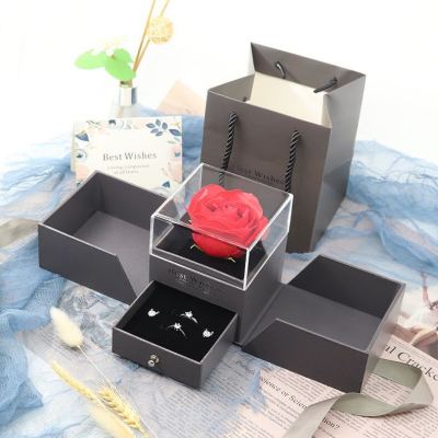 Double Door Eternal Rose Gift Box